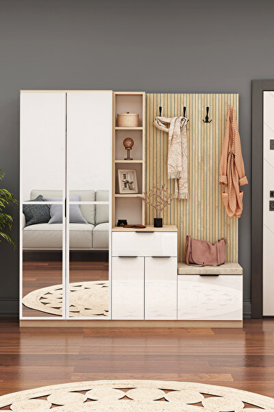 Avmpark Bona Portmanto Sepet-Beyaz PT-A2R3M1