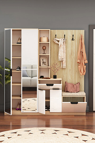 Avmpark Bona Portmanto Sepet-Beyaz PT-A2R3M1