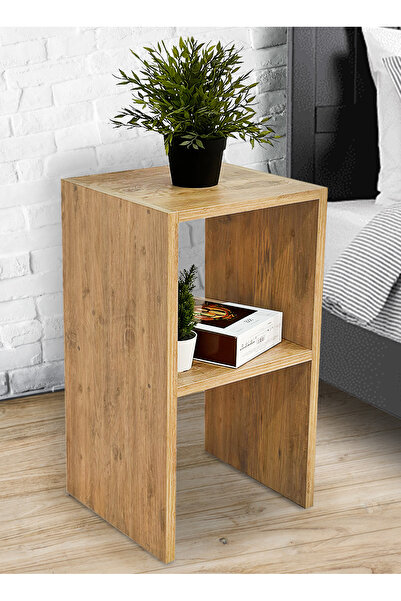 Weblonya Komodin Yan Sehpa Çok Amaçlı Raf Yatak Yanı Sehpa 5310