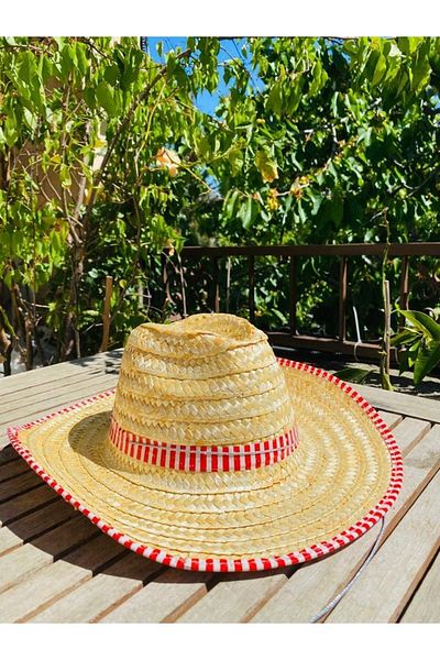 AKTEZ-EL Straw Trilby Cowboy Hat