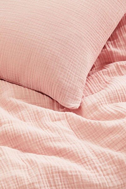 Melissa %100 Organik Müslin 2'li Yastık Kılıfı Pillow Case 2 Adet - Pembe