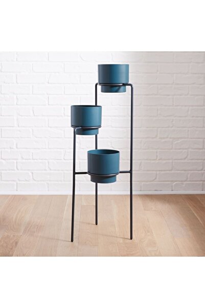 Abronya Metal Saksı Standı Balkon Bahçe Çiçekliği
