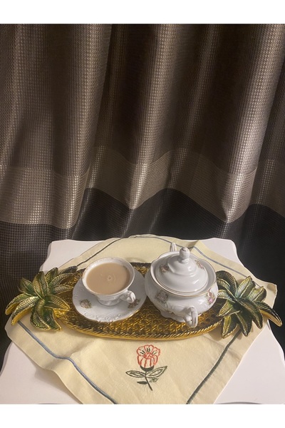 Funda Hediyelik ve Ev Aksesuarları Hasır Tepsi Ananas