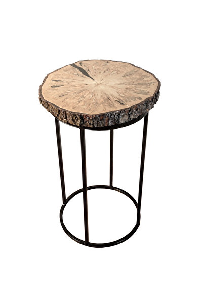 Abronya Sehpa Ayağı Ferforje Kütük Sehpa Ayağı