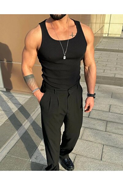 Livik Men's Halter Collar Athlete Lycra Undershirt