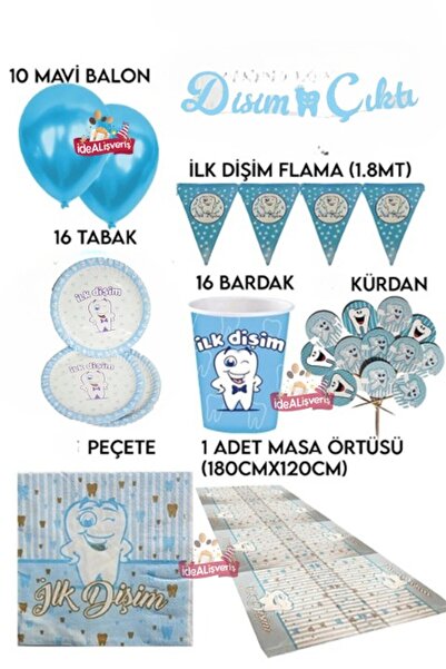 Bkmc Kompletan set za zabavu sa ženskim zubima za dečake