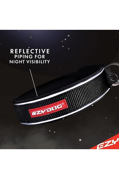 Ezydog Neo Collar Classic X-Small Dog Collar Black