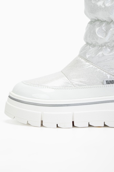 Valmenti Abriana Kadın Beyaz parıltı Deri & Tekstil Kar Botu
