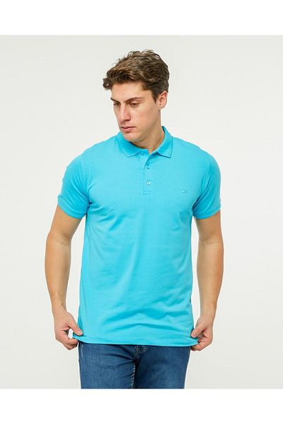 Rey Polo 103 EMBROIDERY DETAIL POLO NECK T-SHIRT