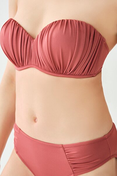 Dagi Dusty Rose Normal Waist Bikini Bottom