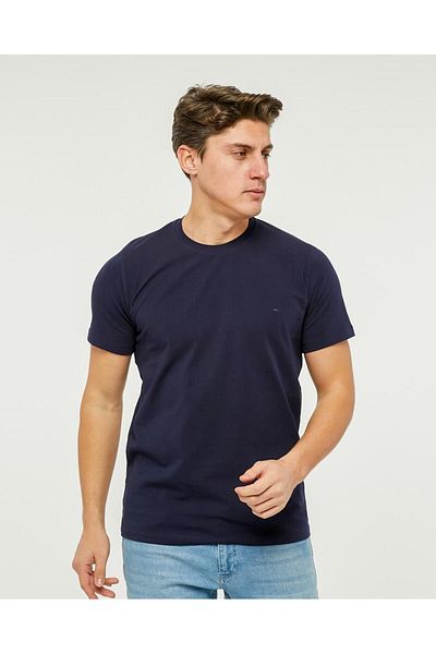 Rey Polo 2600 EMBROIDERY DETAILED BICYCLE COLLAR T-SHIRT