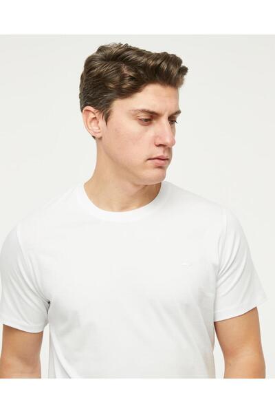 Rey Polo 2600 EMBROIDERY DETAILED BICYCLE COLLAR T-SHIRT