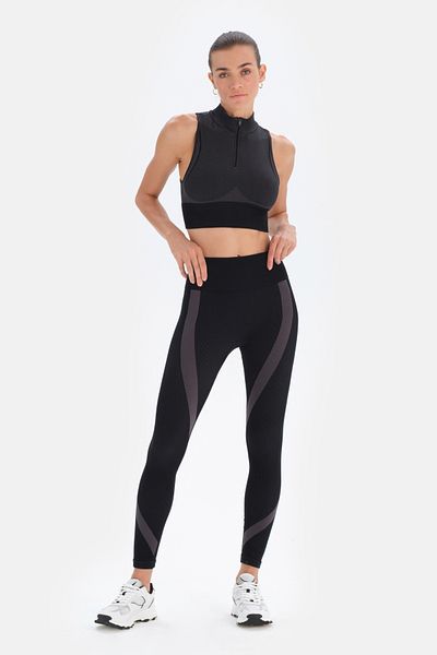 Dagi Schwarze nahtlose Damenstrumpfhose 2
