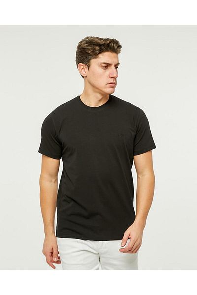 Rey Polo 2600 EMBROIDERY DETAILED BICYCLE COLLAR T-SHIRT