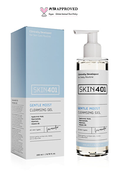 Skin401 Nemlendirici Tazelik Ve Parlaklık Veren Yüz Temizleme Jeli 200ml