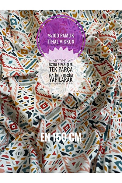 Yaren Ülker %100 Pamuk İthal Viskon Kumaş En 150cm