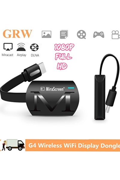 Genel Markalar Yeni Sürüm MiraScreen G4 Kablosuz HDMI Görüntü Aktarıcı 1080p ...