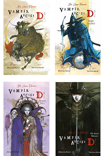 Komikşeyler Yayıncılık Vampir Avcısı D 4'lü Set