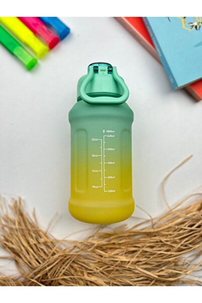 Tohana H20 Colorful Polycarbonate Sports Sports Water Bottle with Straw Children's Junior Water Bottle Water Bottle Water Bottle 800ml