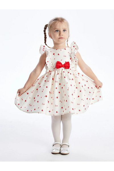 LC Waikiki LCW baby Crew Neck Pattern Baby Girl Dress dress