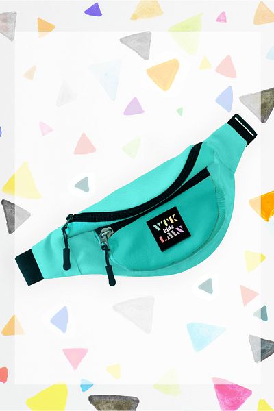 Vatkalimon Children's Mint Green Colored Shoulder and Waist Bag