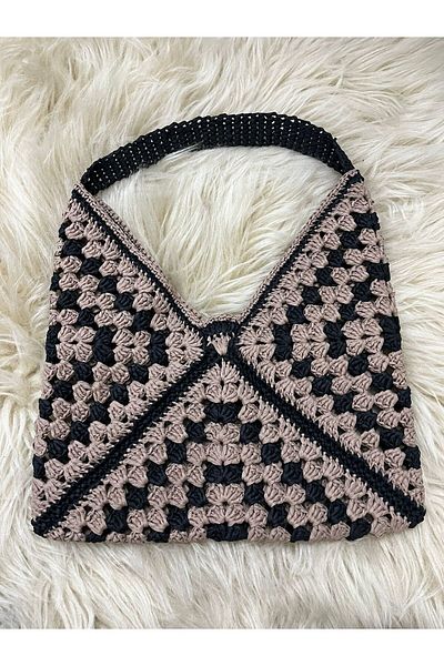 İLKCET MODA Geantă specială de umăr din frânghie din rafie pentru femei