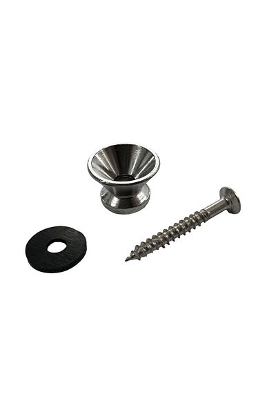 Midex PM1 Silver Metal Quality Guitar Strap Pin Screw Pin For Attaching Shoulder Strap