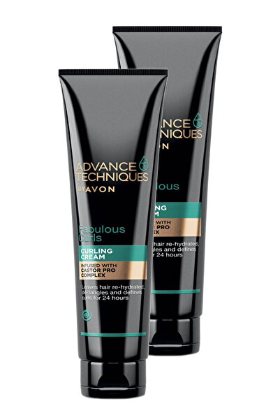 AVON Advance Techniques Bukle Şekillendirici Durulanmayan Saç Bakım Kremi 150 Ml. İkili Set