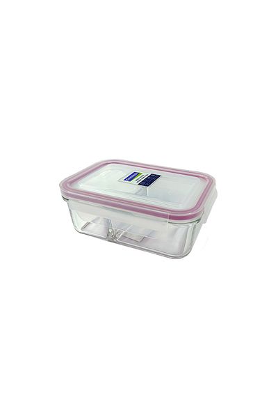 Glasslock 2 Compartment Glass Storage Container 670 ml