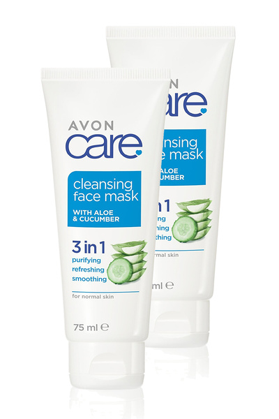 AVON Care Cleansing Salatalık ve Aloe İçeren Ferahlatıcı Jel Yüz Maskesi 75 M...