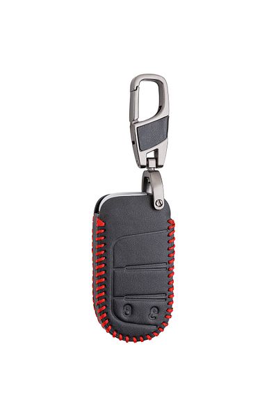 Alisveristime (Jeep Renegade,Compass,Grand Cherokee, Chrysler,Wrangler, Compatible) Leather Key Case