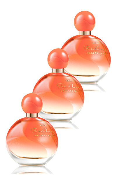 AVON Far Away Endless Sun Kadın Parfüm Edp 50 Ml. Üçlü Set