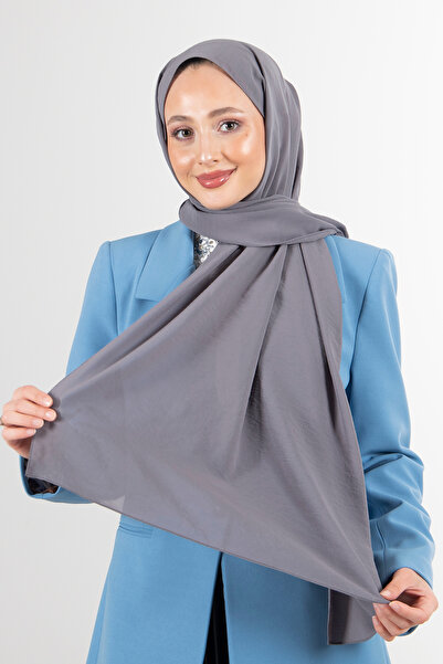 HAREM SCARF Σκούρο γκρι σάλι Elsa