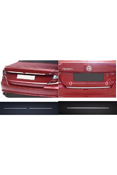 OTOTUNING53 Fiat Egea Krom Bagaj Alt Çıta ve Bagaj Çıtası SEDAN P.Çelik 2015