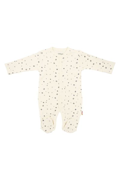 Tiffany Baby Basketball Organic Theme Baby Jumpsuit with Booties 21040