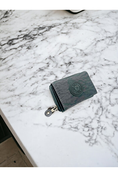 UCCELLO محفظة نسائية صغيرة بسحاب من القماش الكريمي