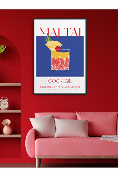 HOMEPACK Pictură în serie de cocktail cu un singur cadru Pictură poster moder...