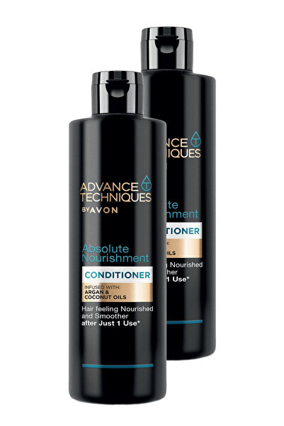 AVON Advance Techniques Argan Yağı İçeren Besleyici Saç Kremi 250 Ml. İkili Set