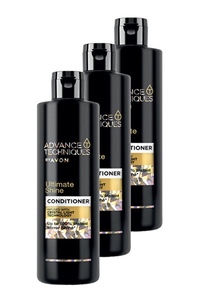 AVON Advance Techniques Parlaklık Veren Saç Kremi 250 Ml. Üçlü Set