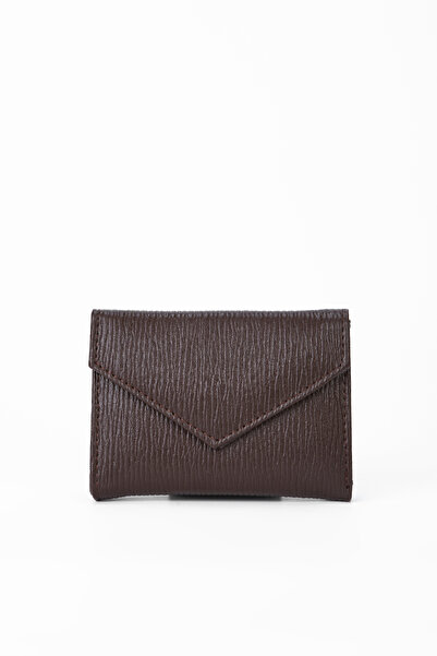 minebag Envelope Detailed Tronco ZC115 Women's Wallet Brown