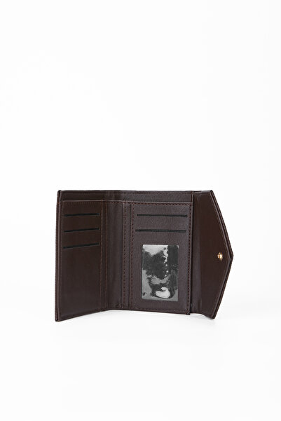 minebag Envelope Detailed Tronco ZC115 Women's Wallet Brown