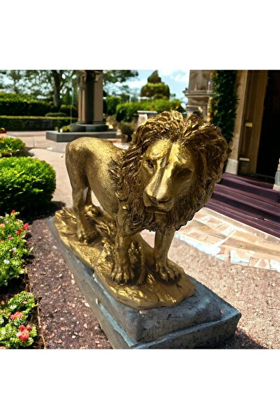 SOFT FASHION Aslan Heykeli Gold