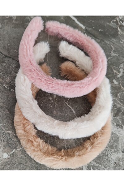 İLKYAZ ACCESSORY 3-piece thin plush crown set