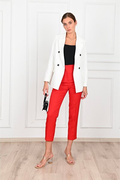 Koza Butik Γυναικείο Μπουφάν Blazer Large Size Lined 0101-1