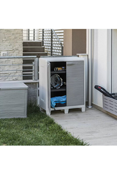 Evinizin Atölyesi Plastik dolap, Bahçe Dolabı, Banyo Dolabı ,76x46x101cm