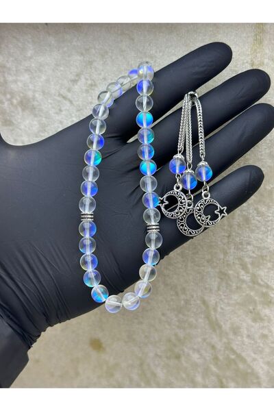 grs oyuncak Doğaltaş 8mm Küre Kesim Kuvars Taşı Tesbih