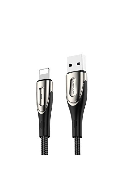 Joyroom S-m411 Sharp Serisi Lightning Şarj Kablosu 1.2 M Siyah