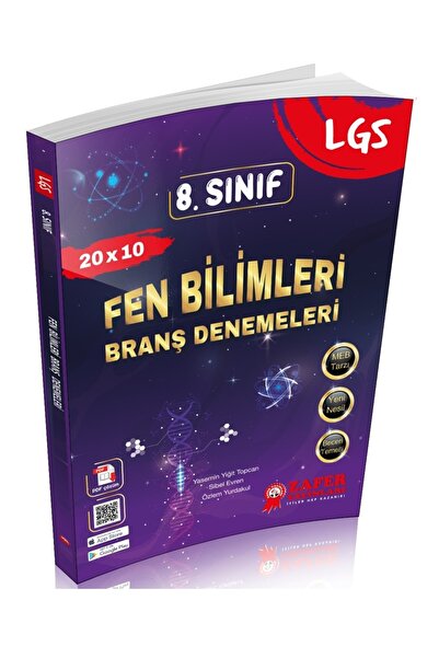 Zafer Yayınları Zafer Yayınları 8. Sınıf LGS Fen Bilimleri 20X10 Branş Deneme