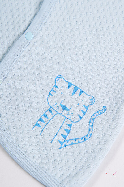 Messido Quilted Baby Boy Vest - Blue