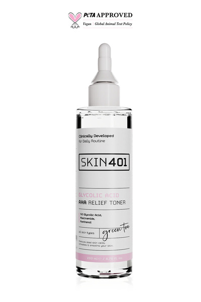 Skin401 %5 Glikolik Asit AHA Aydınlatıcı Etkili Ve Leke Karşıtı Tonik 200 ml